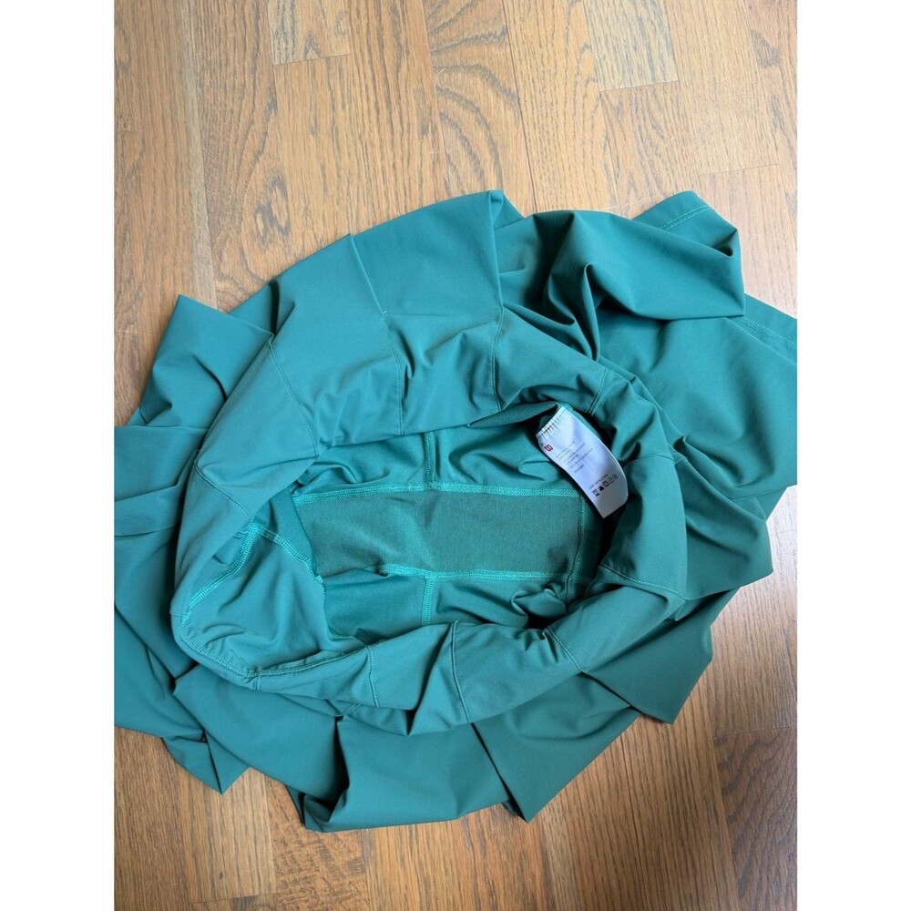 Wilson Classic Pleated Tennis Skirt Field Green sz Large High Rise Lined Active - Picture 8 of 15